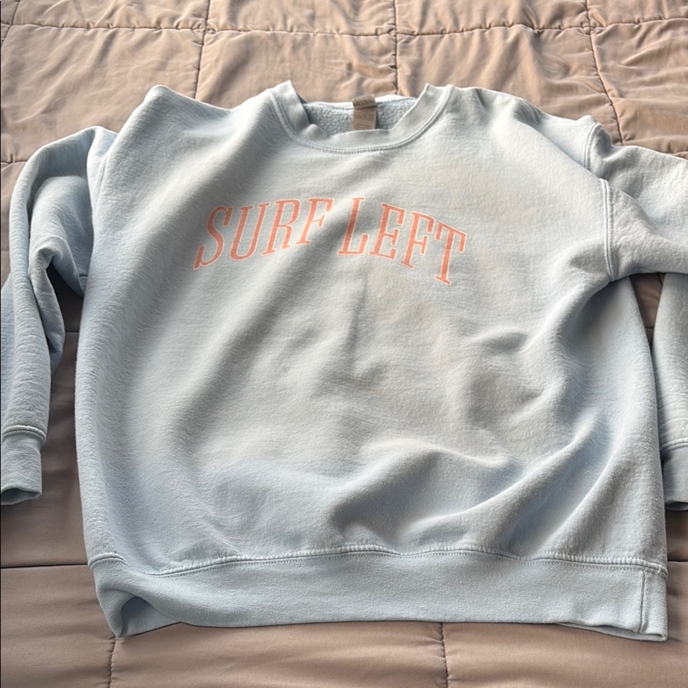 Surf Left Light Blue Sweatshirt